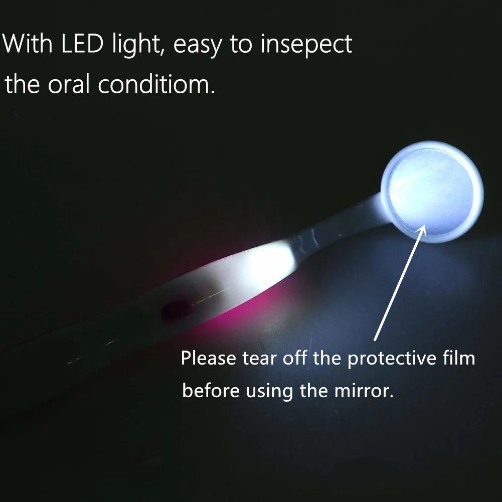 LED Dental Mirror with Light Teeth Inspection Tool - Image 2