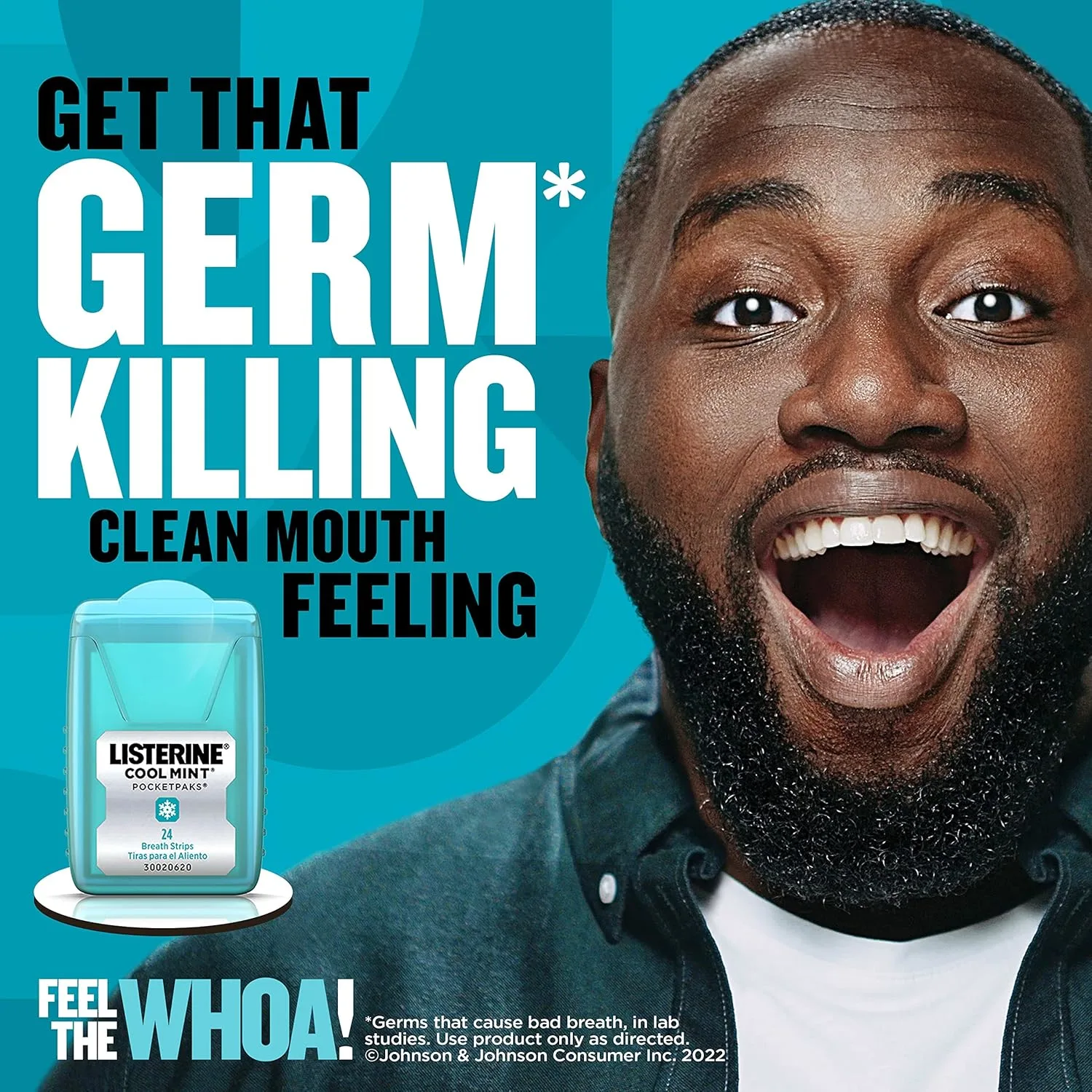 Listerine Cool Mint Breath Strips - 3 Pack - Image 2