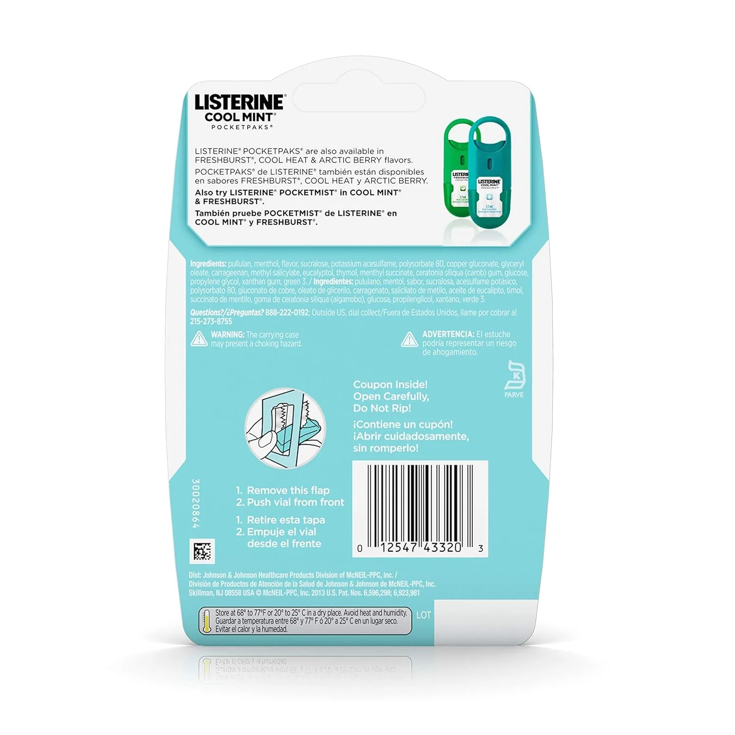 Listerine Cool Mint Breath Strips - Kills Bad Breath - Image 2