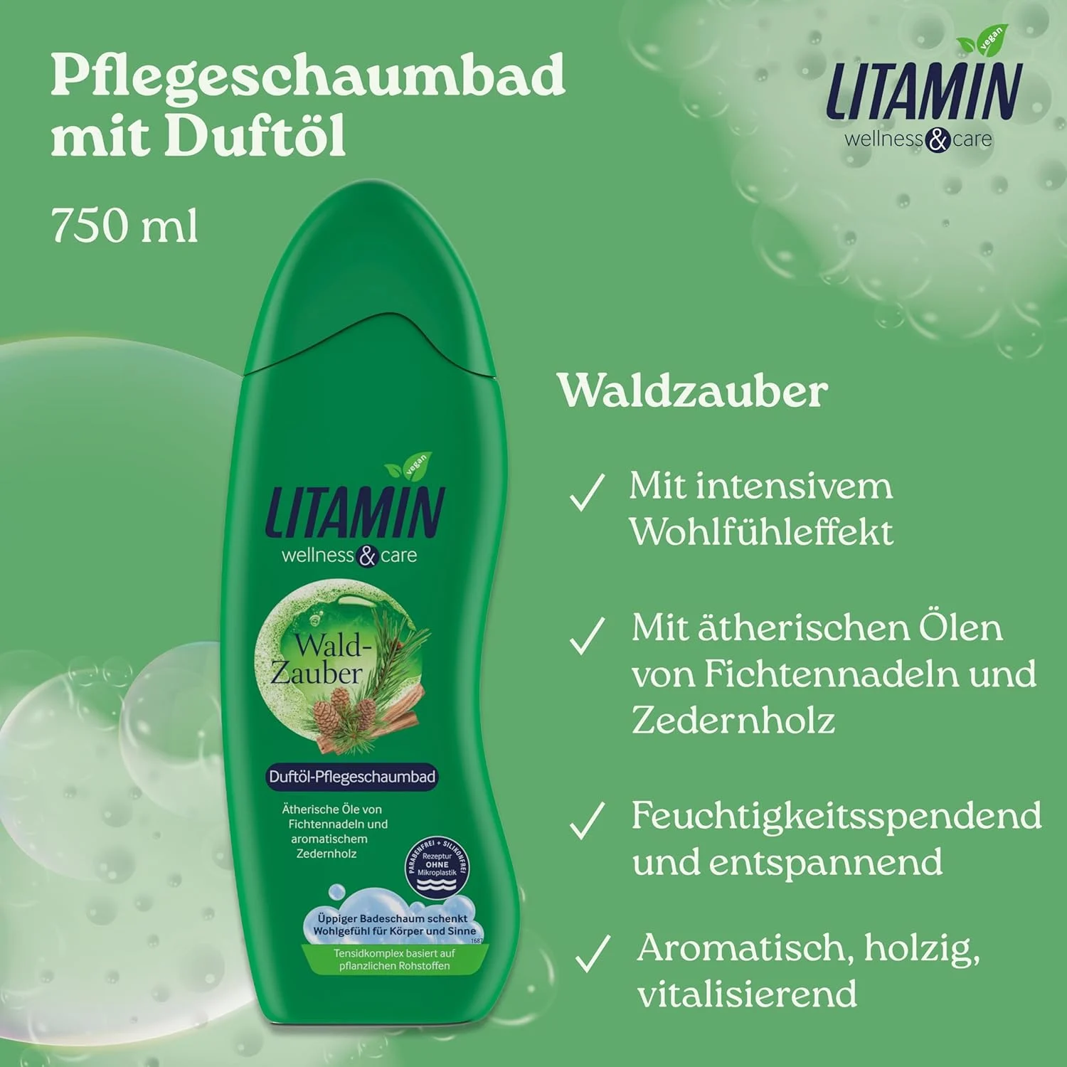 Litamin Forest Bath - Relaxing Bubble Bath - Image 2