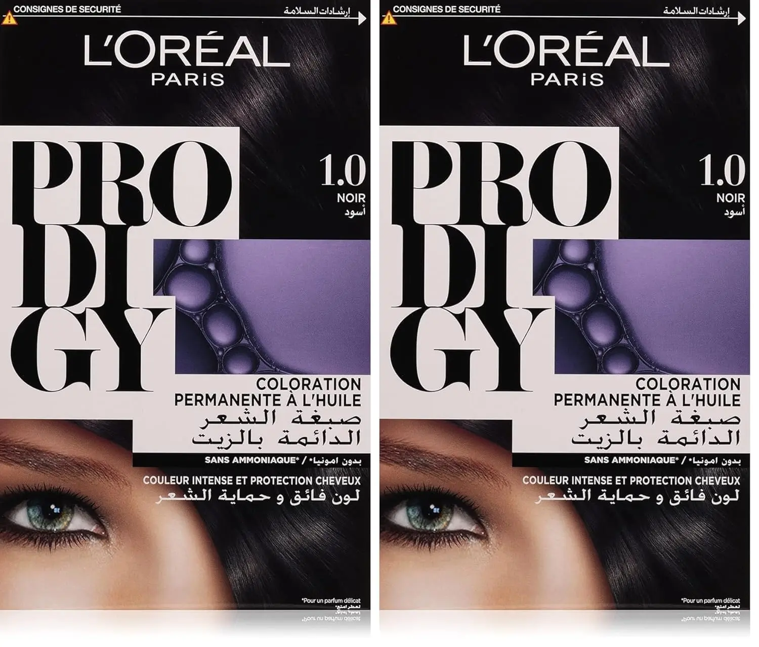 L'Oreal Paris Prodigy 4.0 Brown hair color provides 100% gray coverage and long-lasting, vibrant color with micro-oil technology and Argan oil for natural-looking, multi-tonal results and improved hair texture.