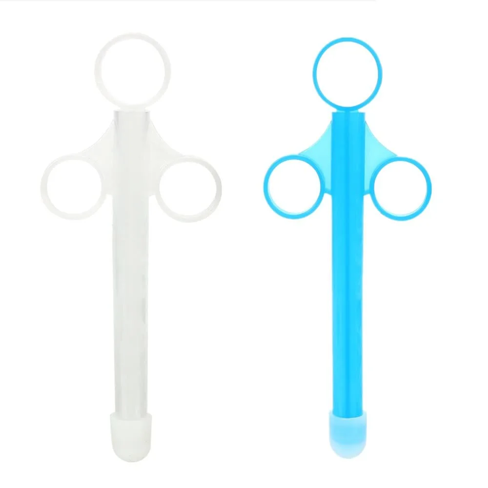 Lube Applicator 2 Pack, Reusable 10ml Injector