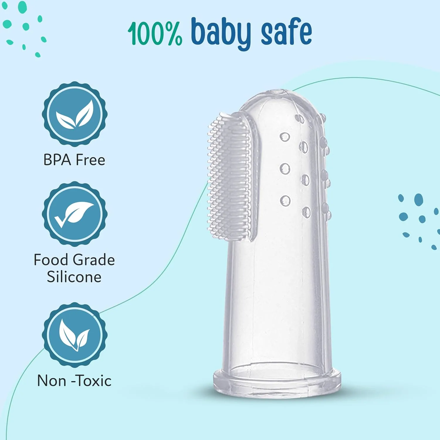 Luv Lap Baby Finger Toothbrush - Gentle Oral Care - Image 2