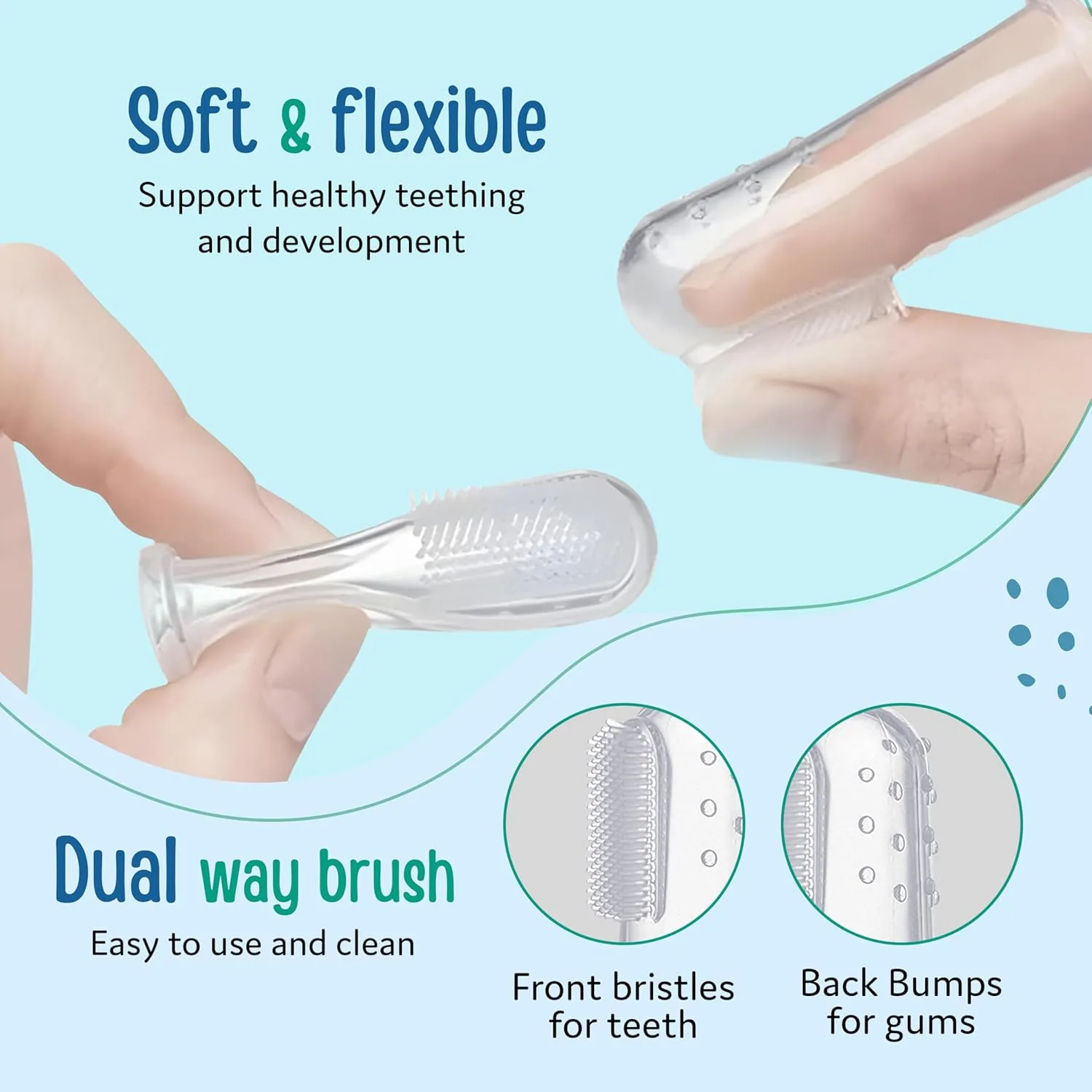 Luv Lap Baby Finger Toothbrush - Gentle Oral Care - Image 4