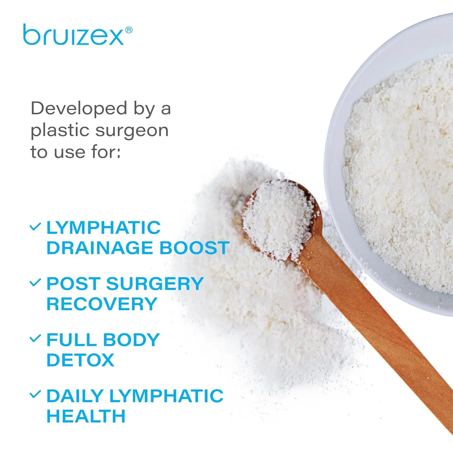 A relaxing bath soak with arnica and epsom salts to promote lymphatic drainage, detox, and relieve pain and swelling after surgery.