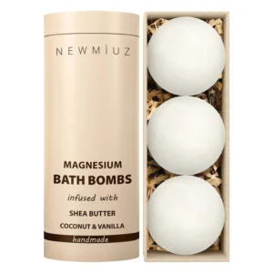Magnesium Bath Bombs Sore Muscle Relief Vanilla