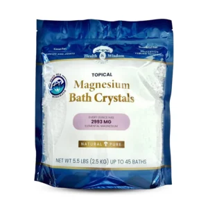 Health & Wisdom Magnesium Bath Crystals - 50 Baths