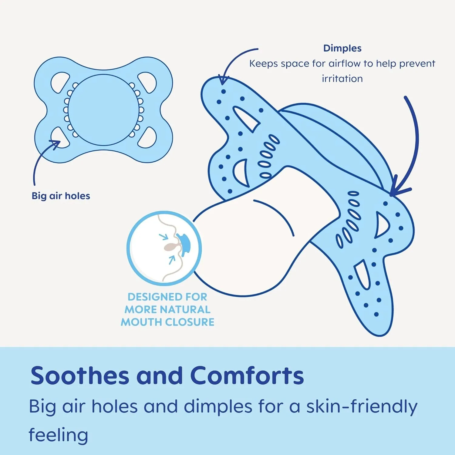 MAM Night Pacifiers 0-6 Months, Glow in Dark - Image 6