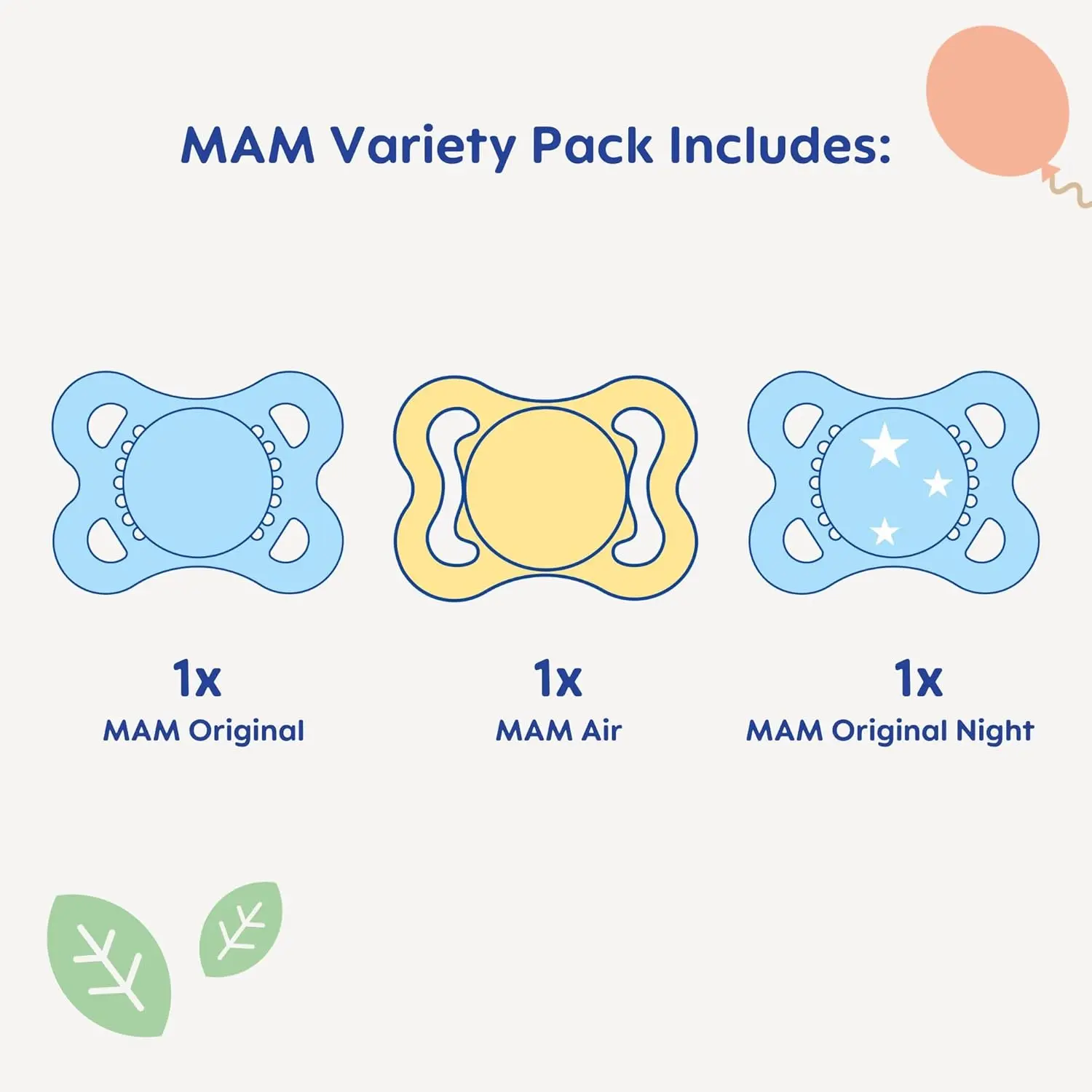 MAM Pacifier Variety Pack Girl 0-6 Months - Image 2
