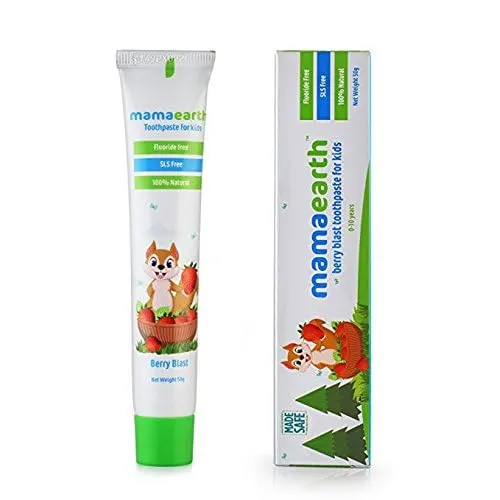 Mamaearth Kids Toothpaste - Natural, Safe, Berry Flavor - Image 4