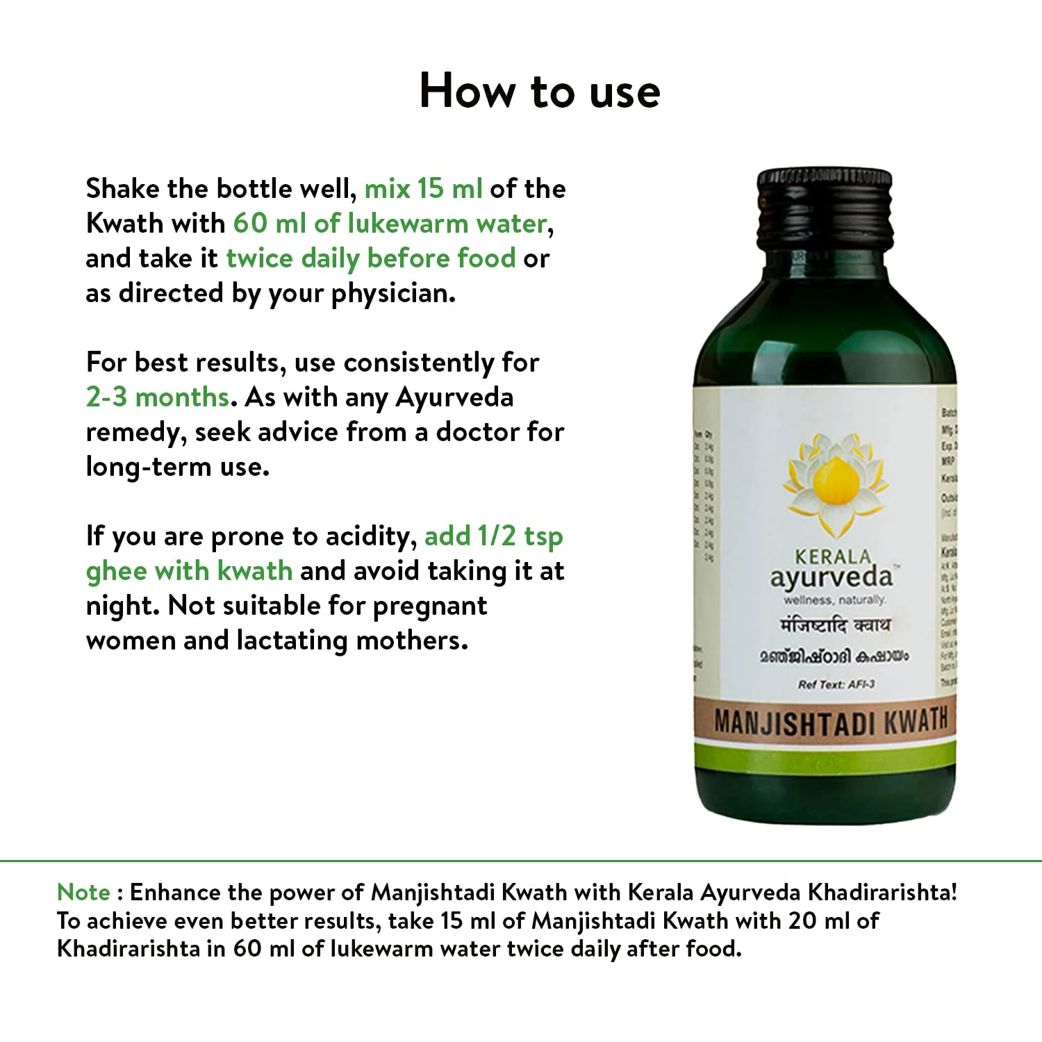 Manjishtadi Kwath - Ayurvedic Blood Purifier & Detox - Image 3