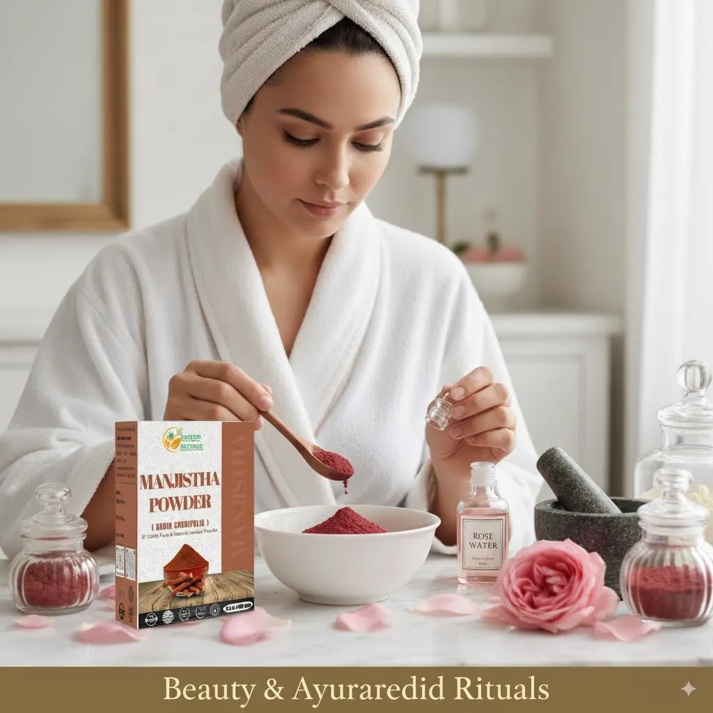 Manjistha Root Powder - Natural Indian Madder - Image 7