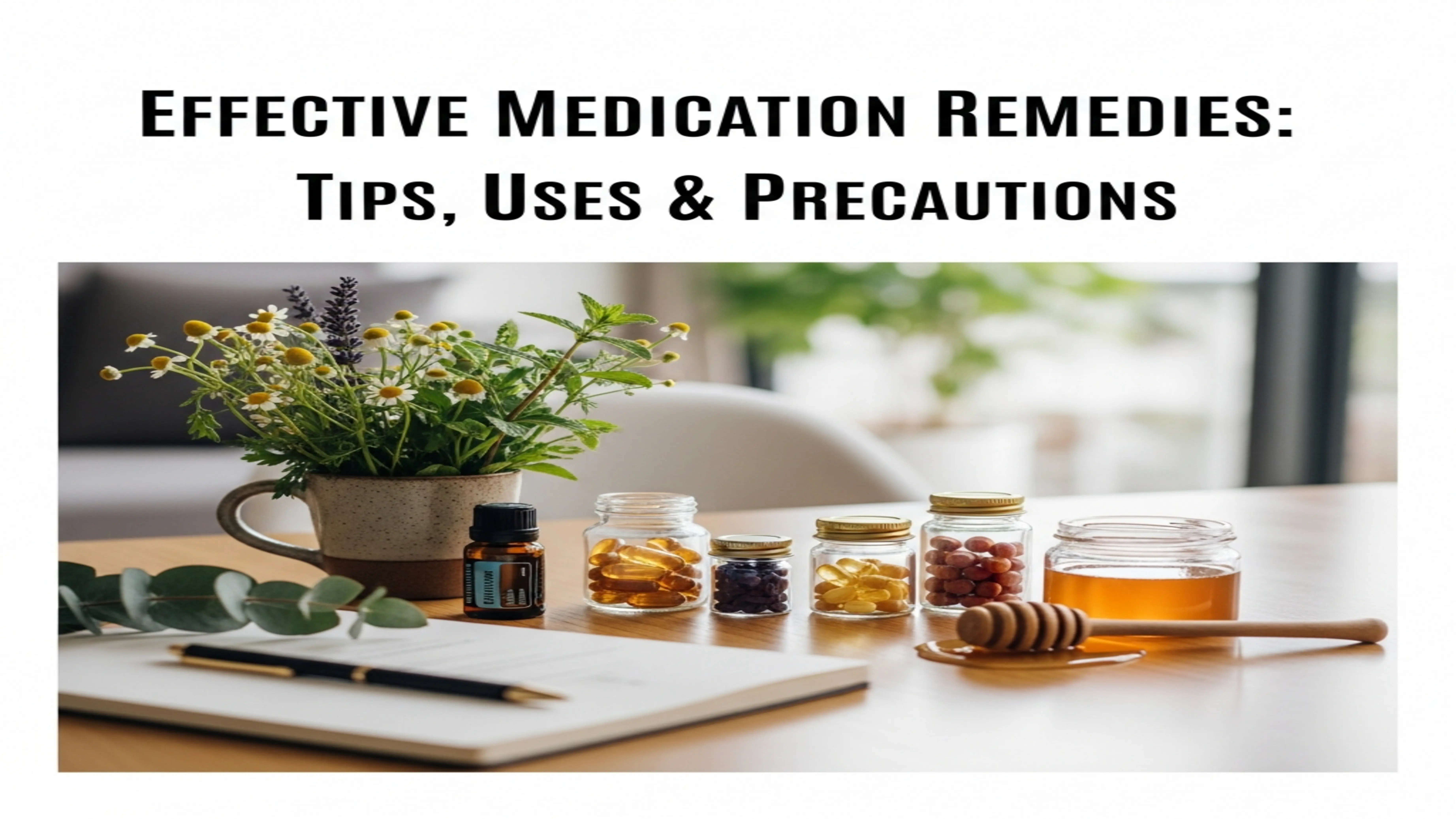 Effective medication remedies tips uses and precautions