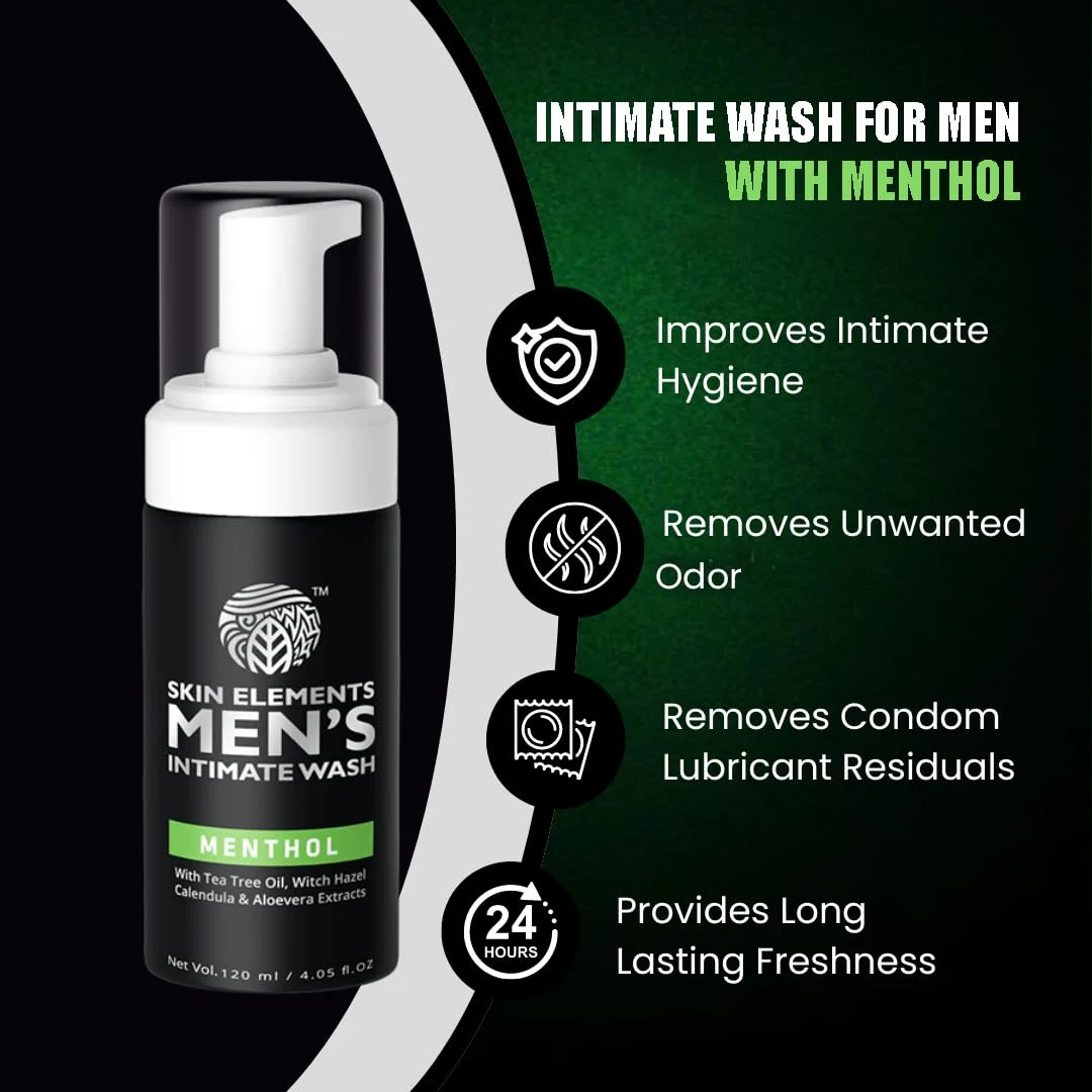 Men's Intimate Wash Menthol - Prevents Itching & Odor - Image 2