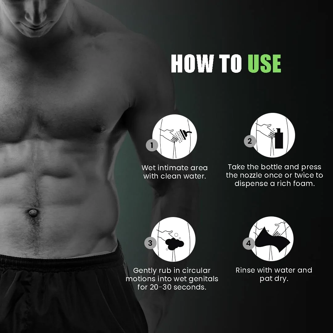 Men's Intimate Wash Menthol - Prevents Itching & Odor - Image 6