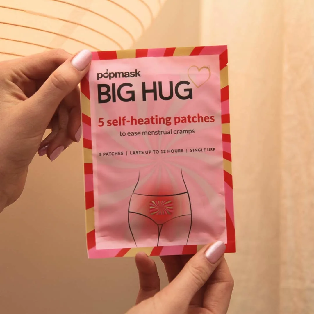 POPBAND Big Hug - 12H Menstrual Cramp Relief Heat Patches - Image 3