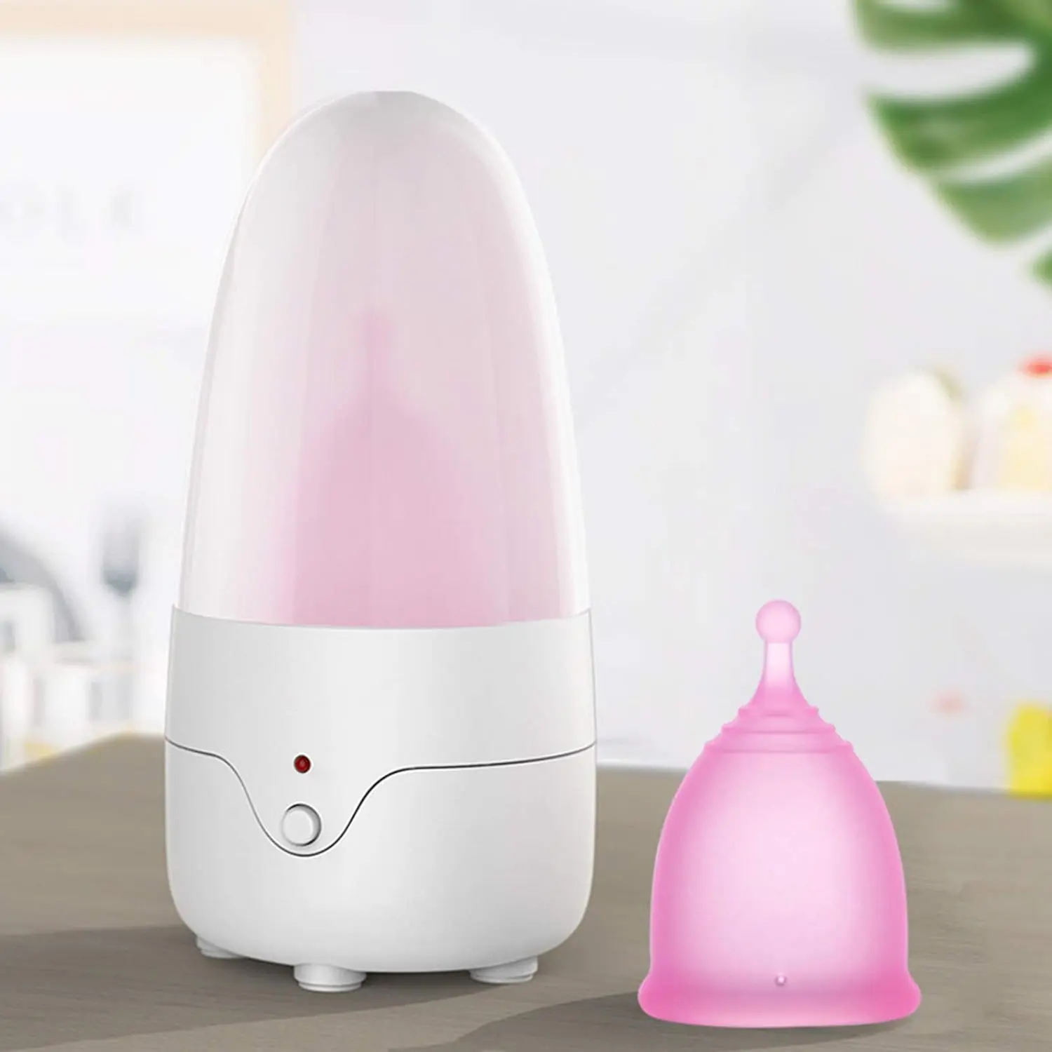 This is a compact menstrual cup cleaner that provides an effortless, simple, and quick way to clean and reuse period cups at home or on travel.