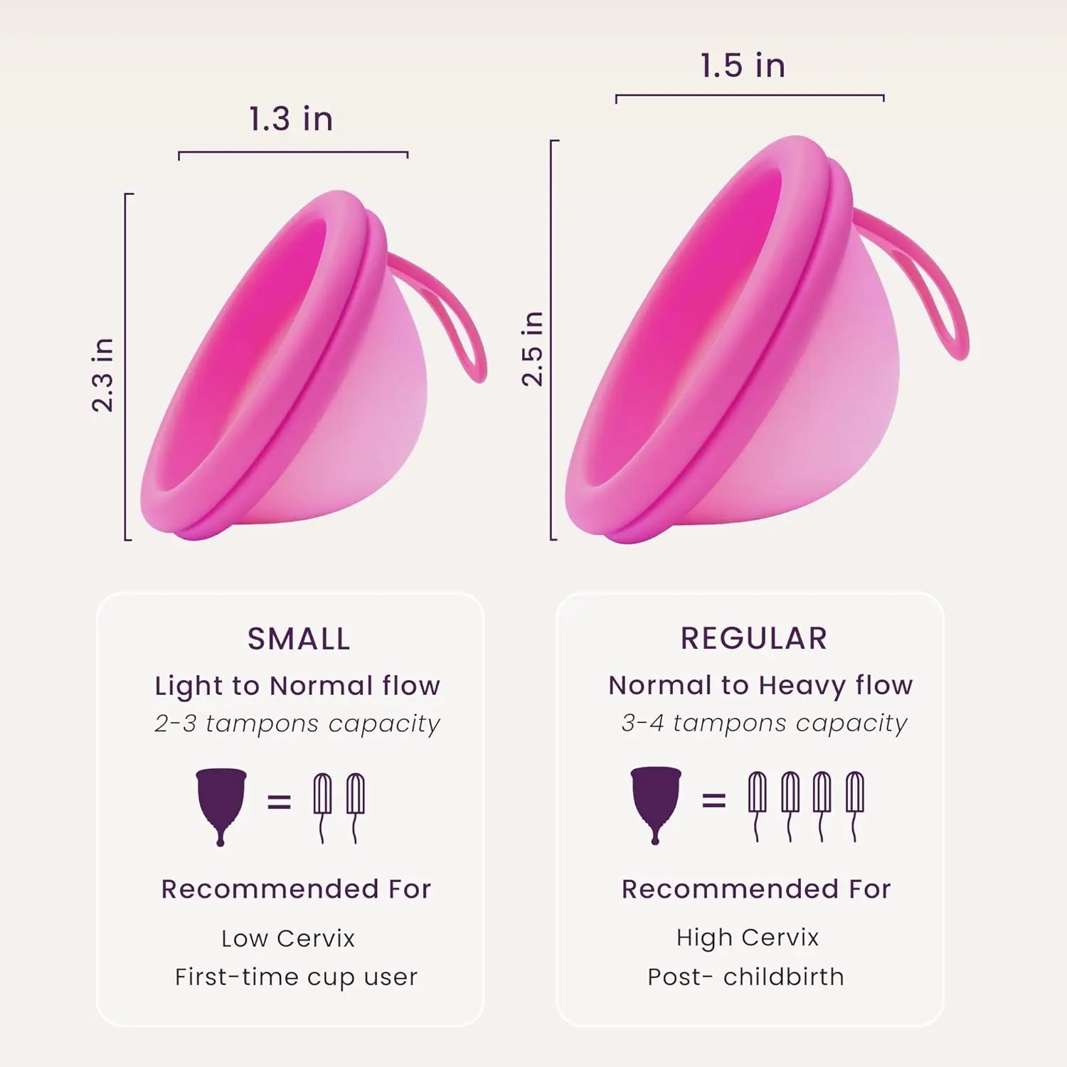 Ecoblossom reusable menstrual disc is a soft, flexible, and comfortable period cup made of medical-grade silicone, designed to provide 12-hour leak-proof protection and reduce irritation during menstruation.