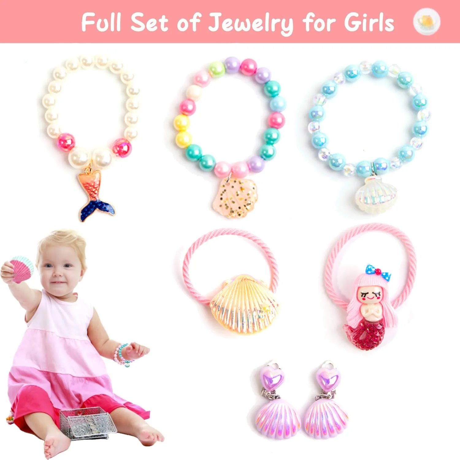 Mermaid Bath Bombs for Kids with Surprise Toys - Image 2