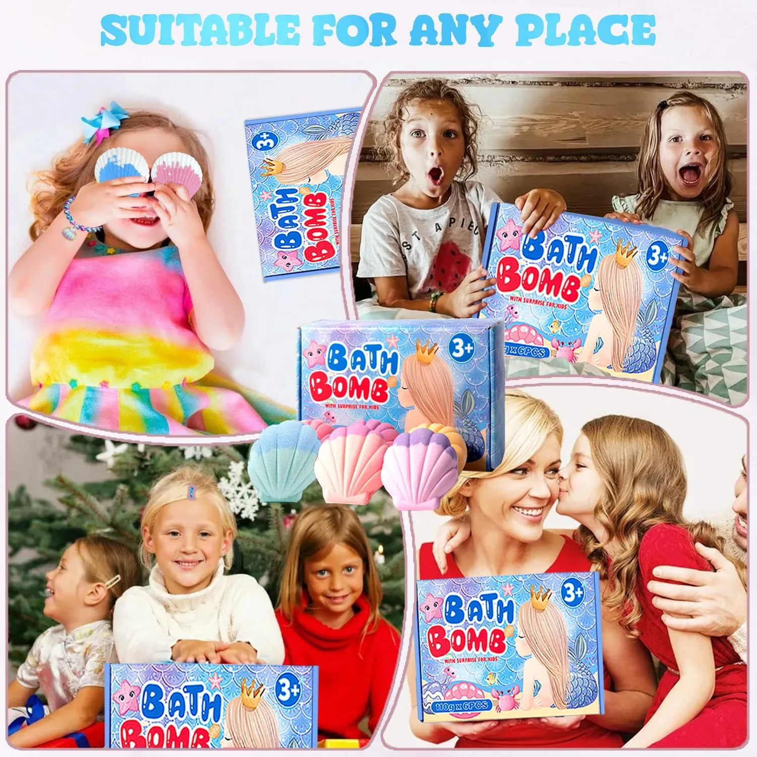 Mermaid Bath Bombs Kids Surprise Toys Gifts - Image 7