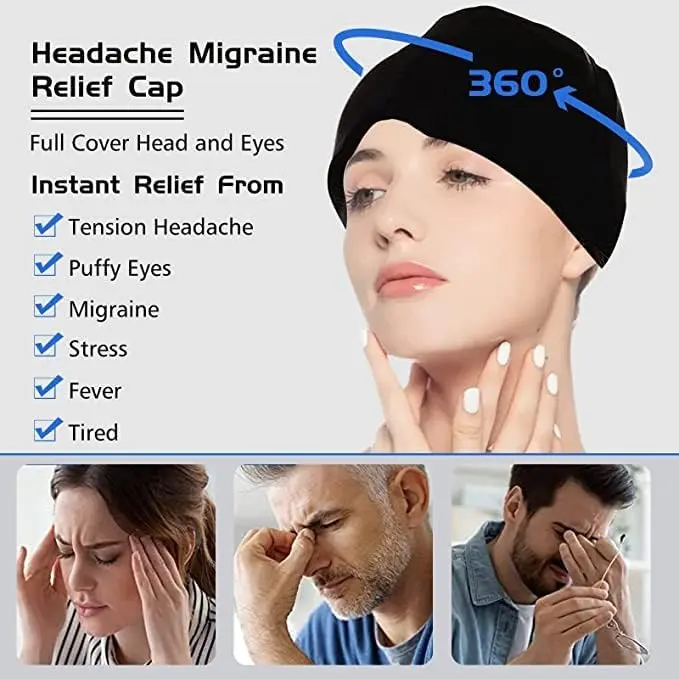Migraine Relief Cap Headache Hat - Wearable & Stretchable - Image 3