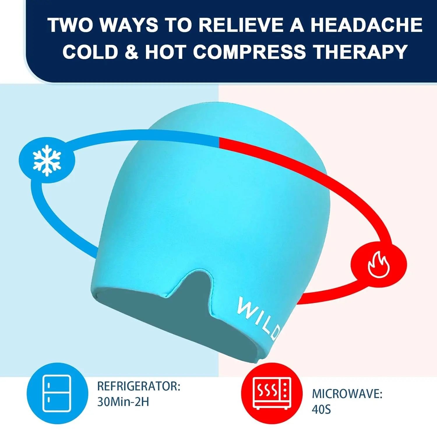 Migraine Relief Ice Hat, Headache Relief Cap - Image 6