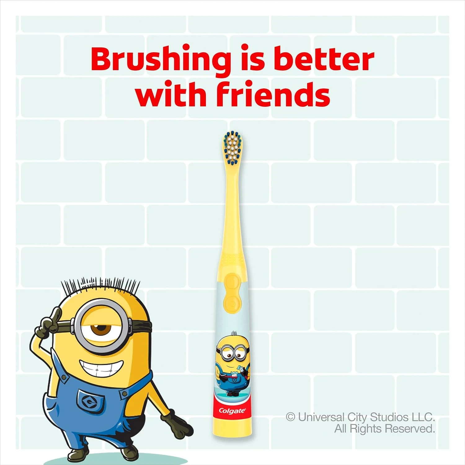 Colgate Kids Minions Battery Toothbrush Extra Soft - Image 3