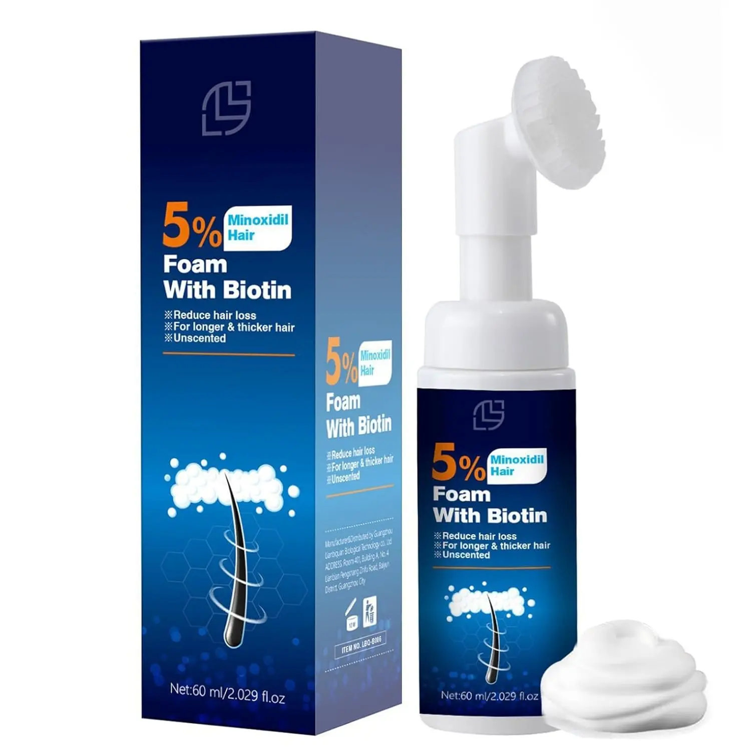 This 5% minoxidil foam treatment, formulated with biotin and castor oil, helps men and women regrow thicker, fuller hair while strengthening and revitalizing thinning strands.