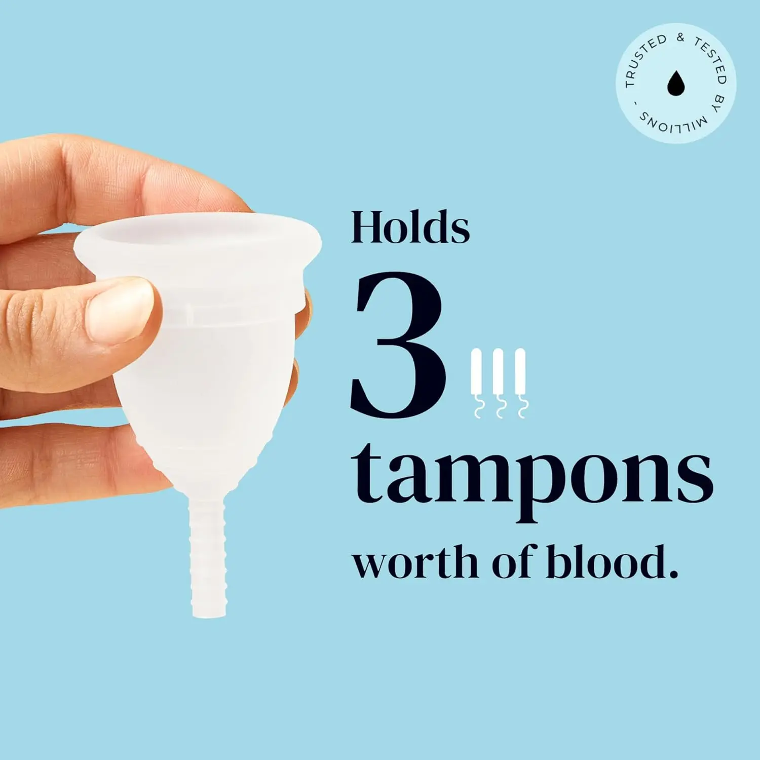 The Mooncup Model A is a reusable menstrual cup worn internally to collect menstrual fluid, offering an eco-friendly alternative to tampons and pads.