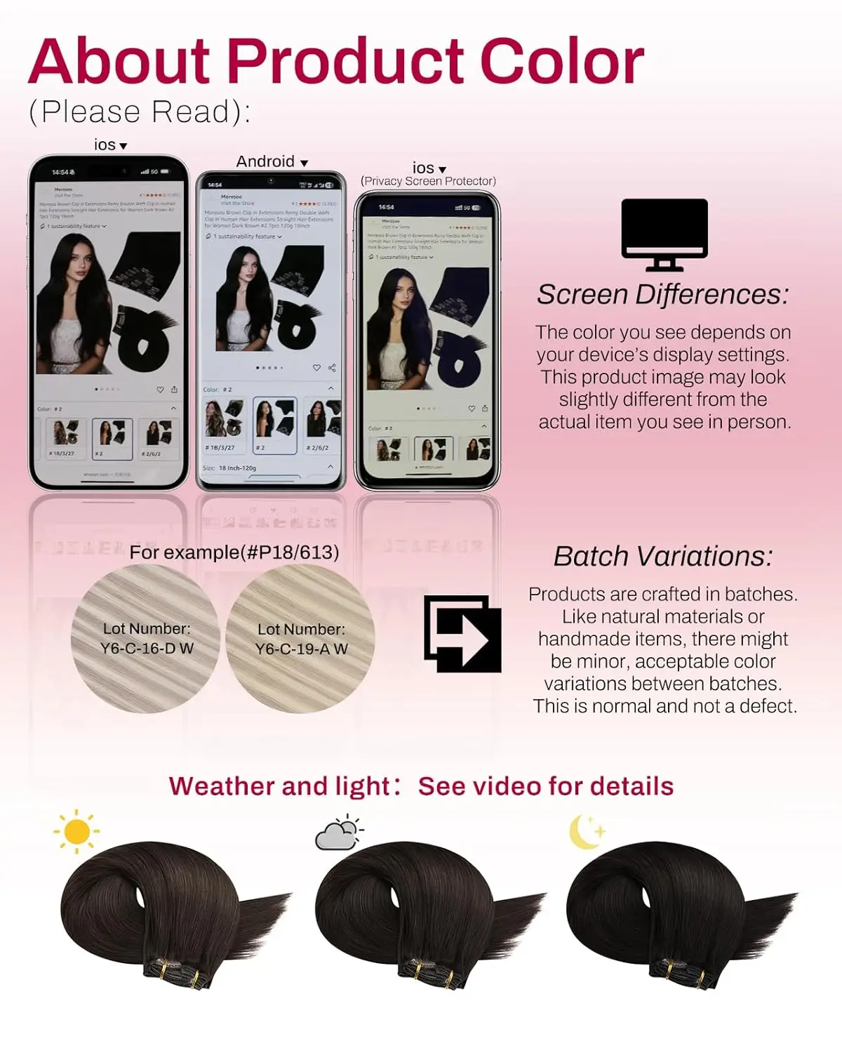 Moresoo dark brown clip in human hair extensions add volume and length for a natural looking hairstyle.