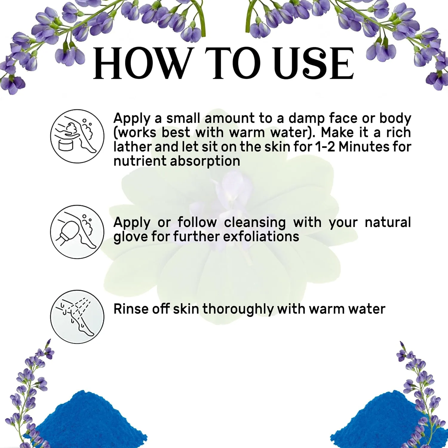 Moroccan Soap Blue Nila - Exfoliating Hammam - Image 7