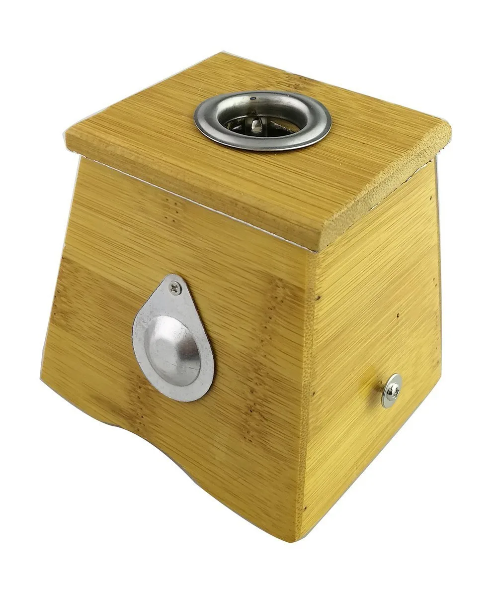 Moxa Box for Moxibustion Therapy - Bamboo One Hole
