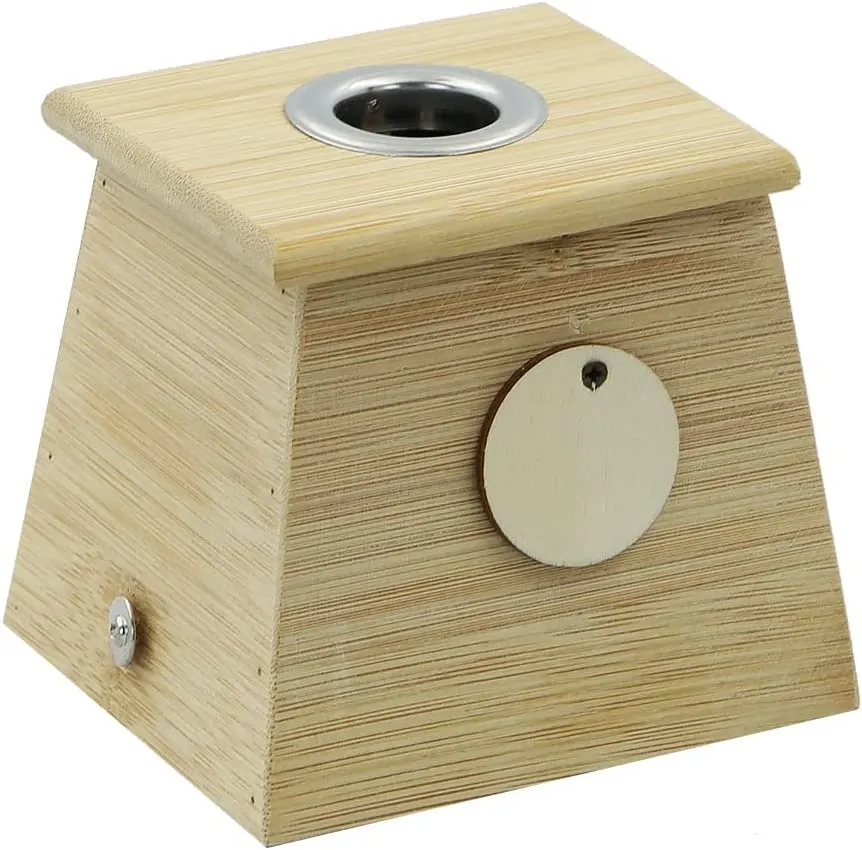 Moxa Box for Moxibustion Therapy - Bamboo One Hole - Image 4