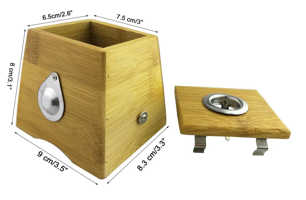 Moxa Box for Moxibustion Therapy - Bamboo One Hole - Image 5