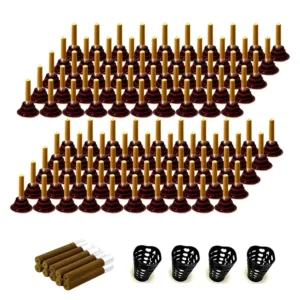 108 Moxa Sticks Mini Moxibustion Kit with Covers