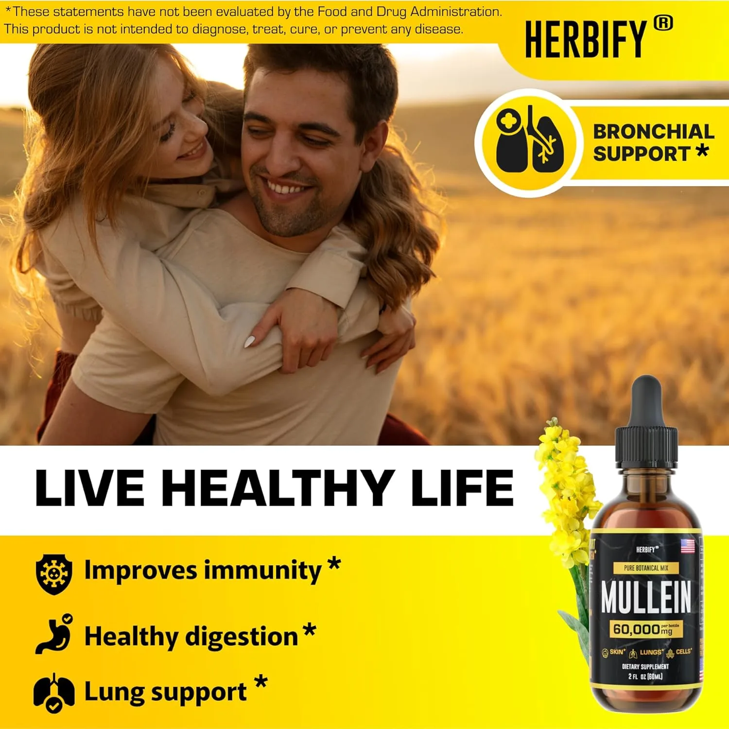 Mullein Extract for Lung Cleanse & Respiratory Support - Image 3
