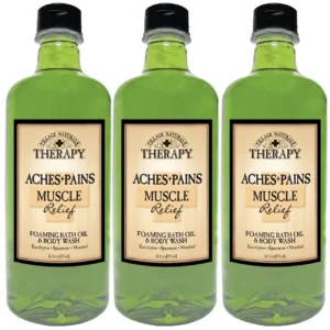 Muscle Relief Bath Oil & Body Wash 3-Pack