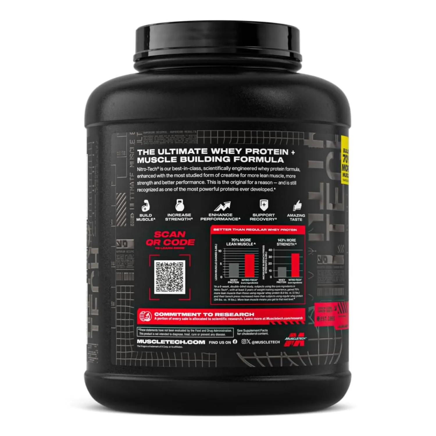 MuscleTech NitroTech Whey Protein - Muscle Growth & Recovery - Image 3