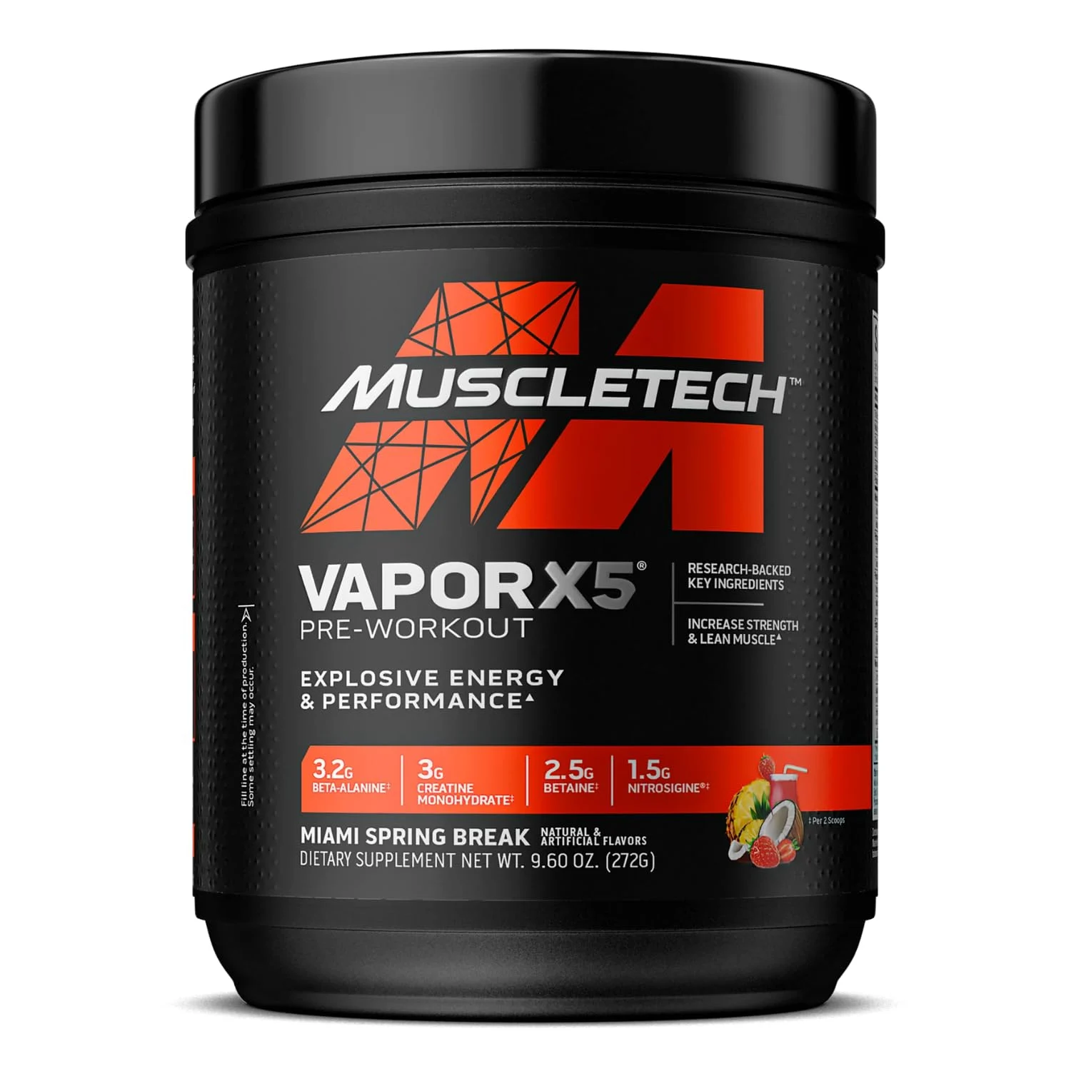 MuscleTech Vapor X5 Pre Workout - Muscle Building Energy