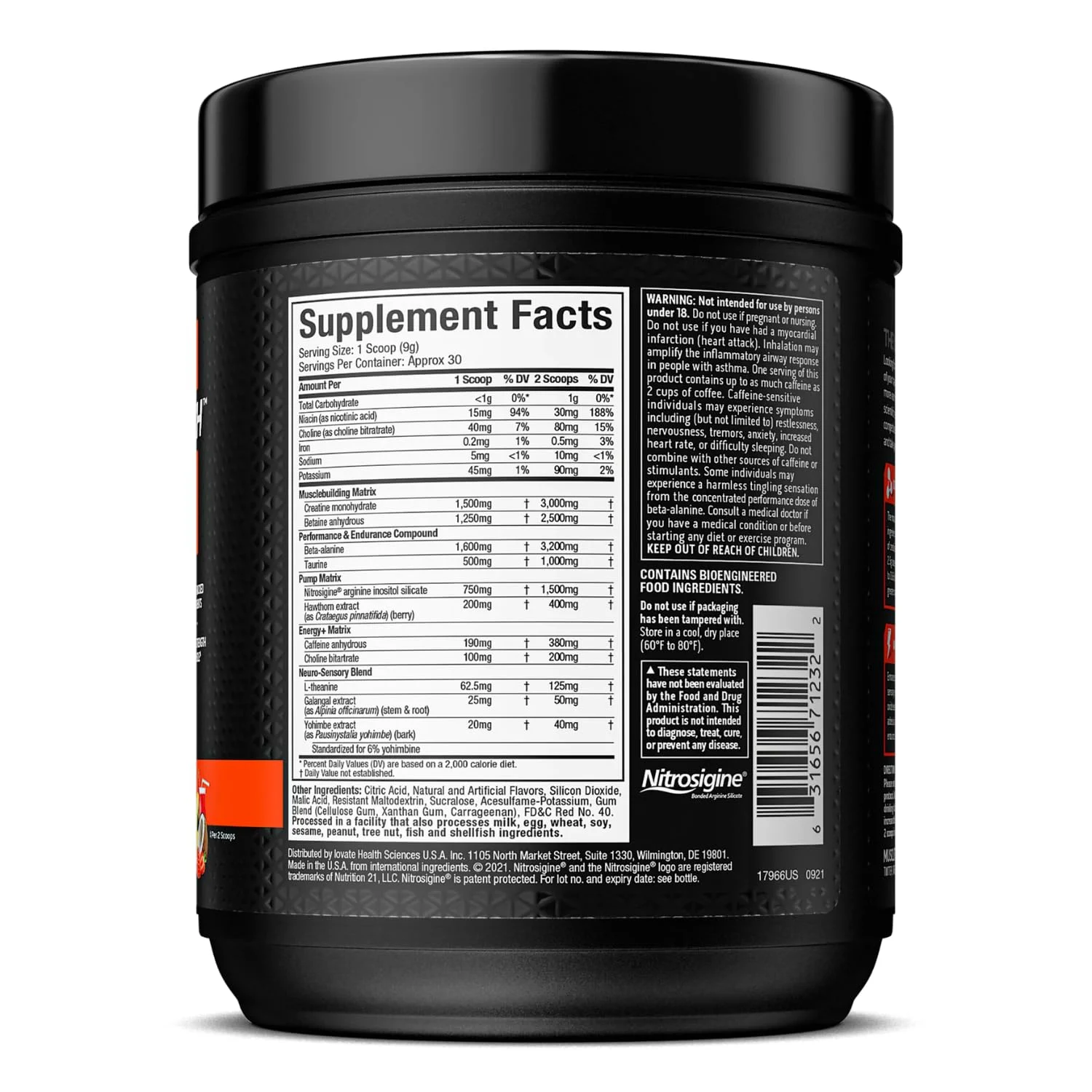 MuscleTech Vapor X5 Pre Workout - Muscle Building Energy - Image 2