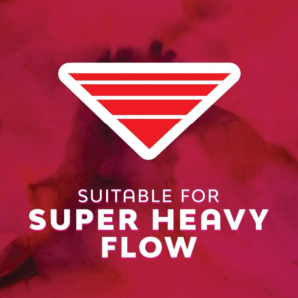 Nana Maxi Thick Goodnight Sanitary Pads designed for super heavy flow at night with maximum absorption and gentle material, offering up to 100% leak protection for all-night comfort.