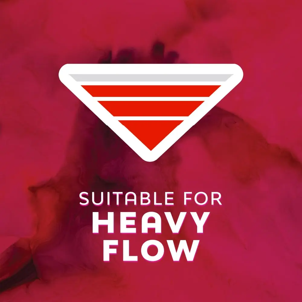 Thirty Nana Maxi Super Wings pads with wings for heavy flow and secure fit, offering high absorption and extra protection during your period.