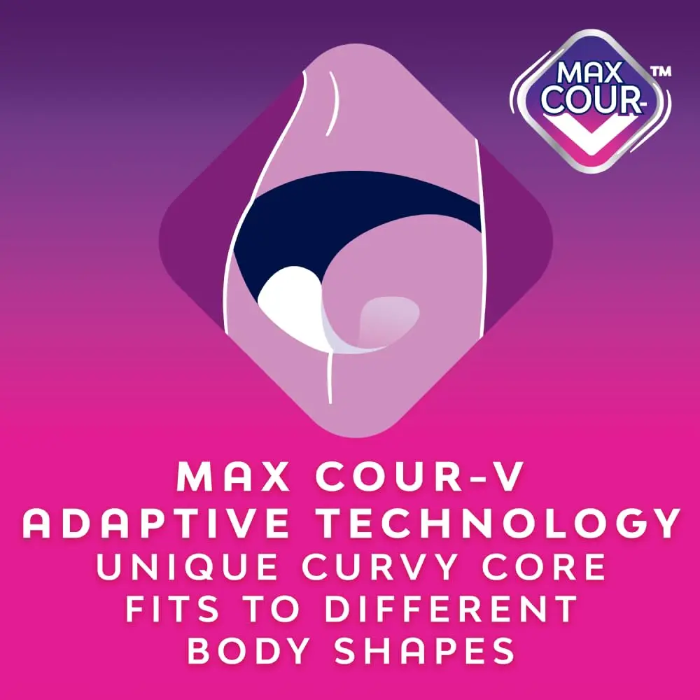 Nana Ultra Thin Goodnight Pads provide maximum absorption and comfortable protection for super heavy flow during nighttime, with a body adaptive design that fits different body shapes and keeps skin feeling dry.