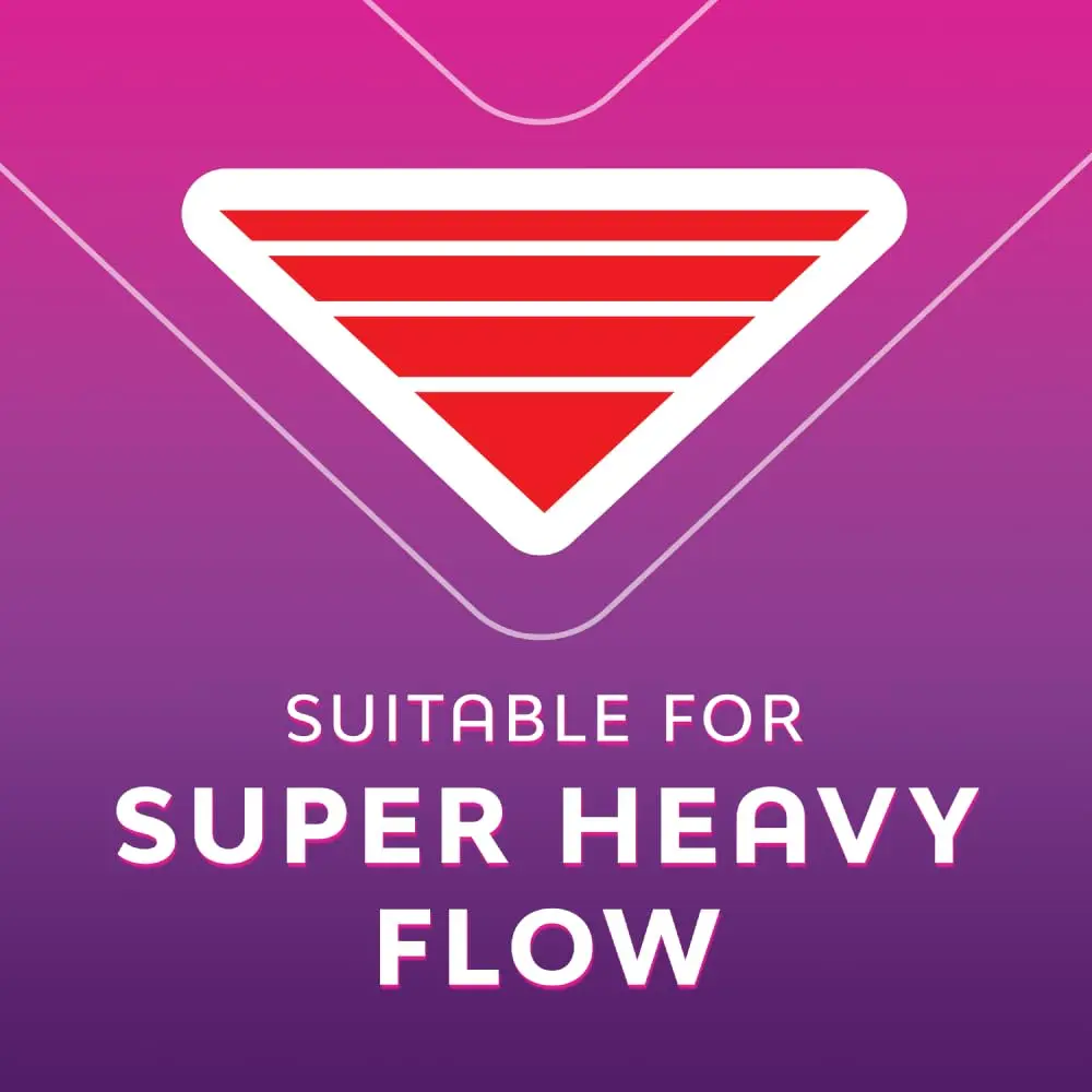 Nana Ultra Thin Goodnight Pads provide maximum absorption and comfortable protection for super heavy flow during nighttime, with a body adaptive design that fits different body shapes and keeps skin feeling dry.