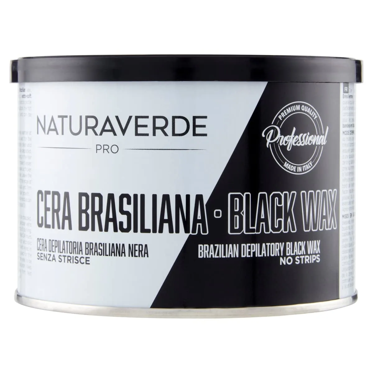 Naturaverde Hair Removal Wax - Brazilian Black - 400ml