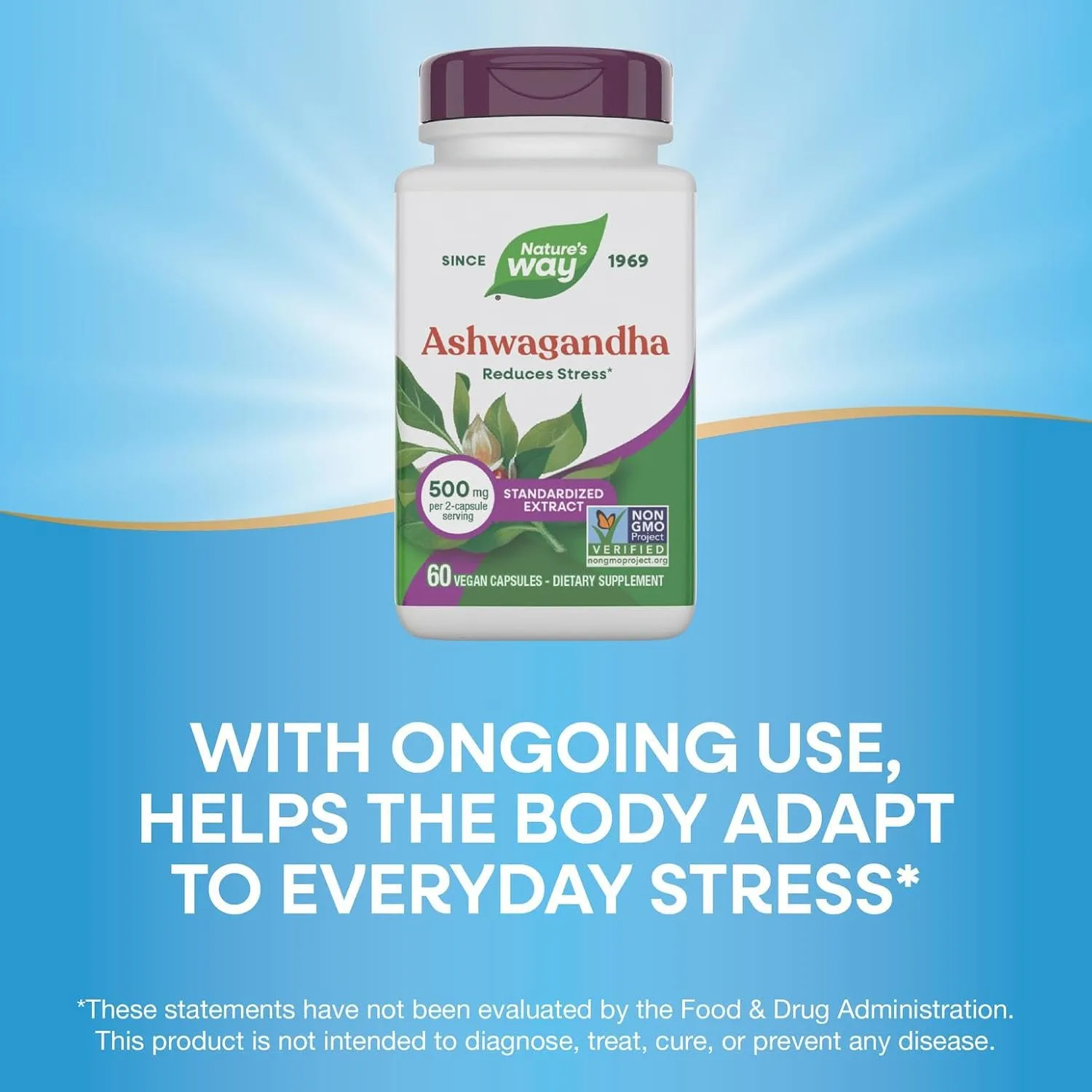 Nature's Way Ashwagandha: Reduce Stress*, Vegan, Non-GMO - Image 4