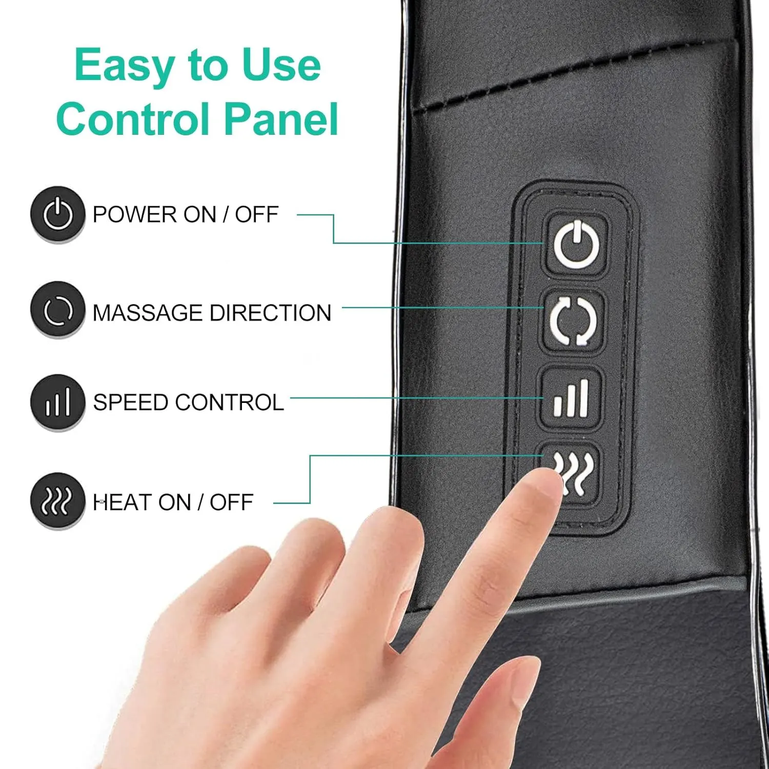 Neck Massager with Heat - Muscle Pain Relief - Image 4