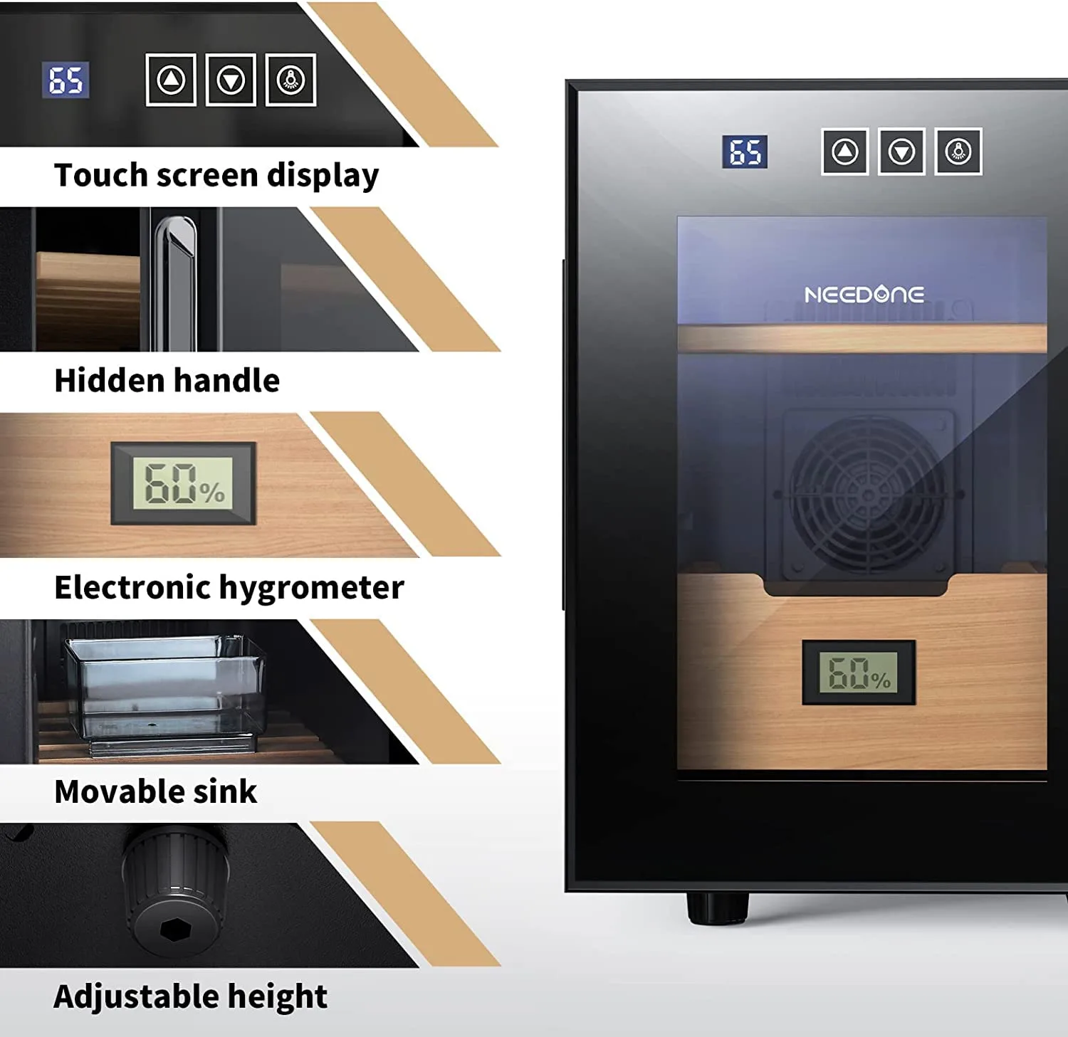 NEEDONE Humidor Cooler Heater 16L Electric 100 Counts - Image 7