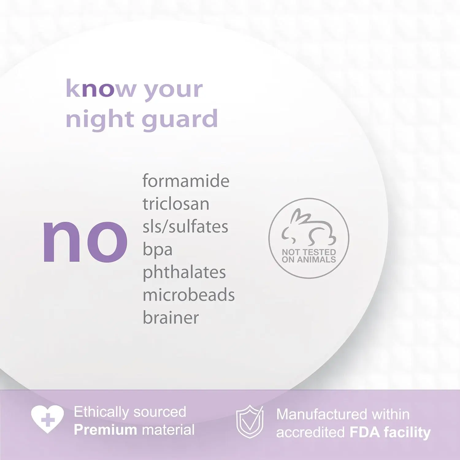 Sleepette night guard for women provides comfortable protection from teeth grinding and jaw clenching, with a custom moldable fit for TMJ relief and restful sleep.