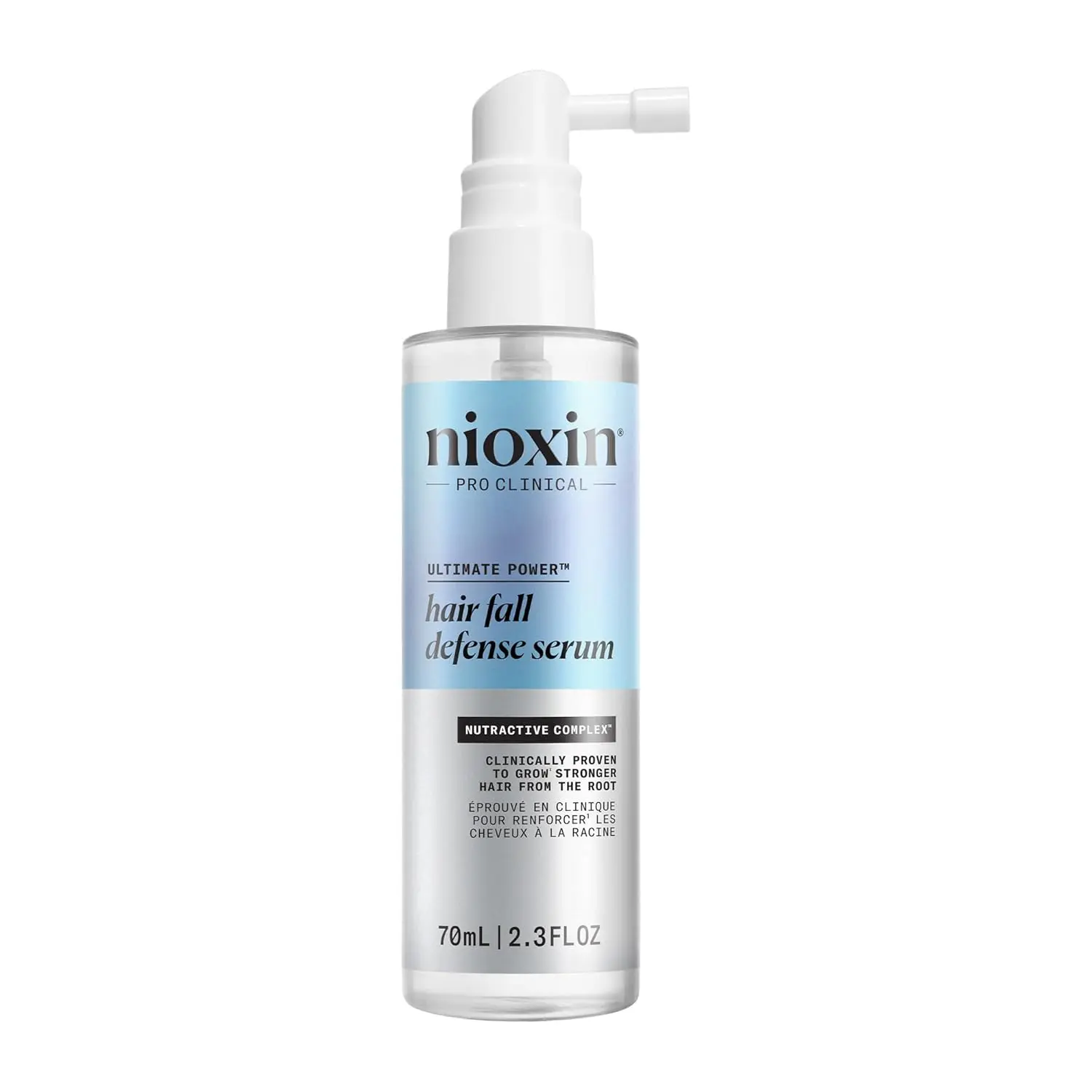 Nioxin Hair Fall Defense Leave-In Treatment visibly reduces hair fall, improves hair strength and density, and promotes thicker, fuller hair while being free of parabens and sulfates.